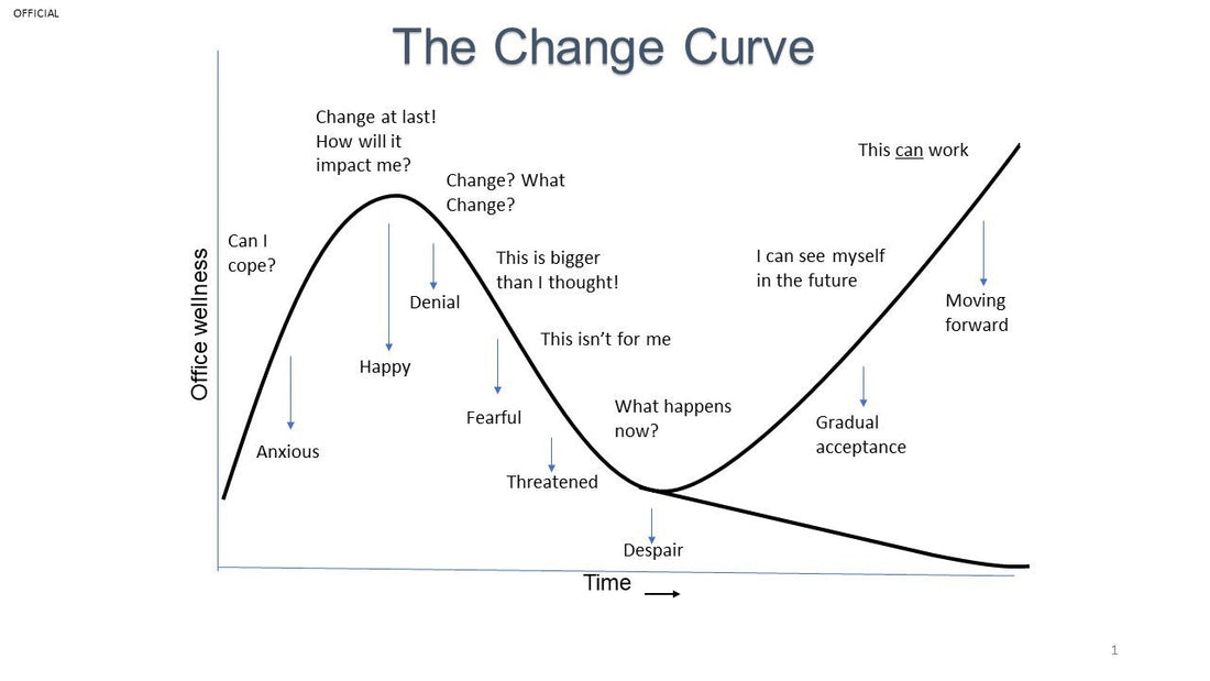 Tip of the Week: Understanding the Change Curve—Supporting Employees Through a Workplace Transformation